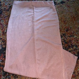 Pink Midi Bodycon Skirt